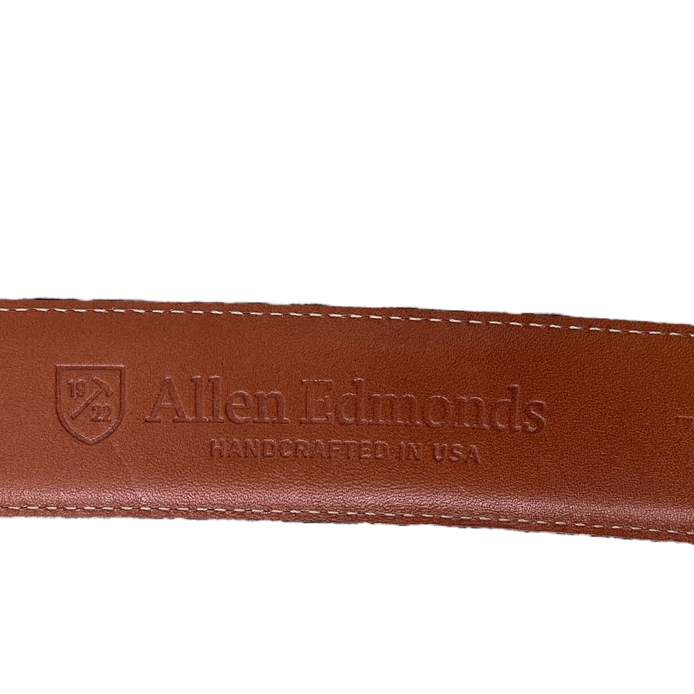 Allen Edmonds Black Leather Belt - Picture 10 of 11
